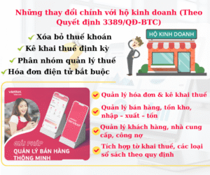 Từ thuế khoán đến kê khai: Hộ kinh doanh cần làm gì – Tendoo đồng hành chuyển đổi số